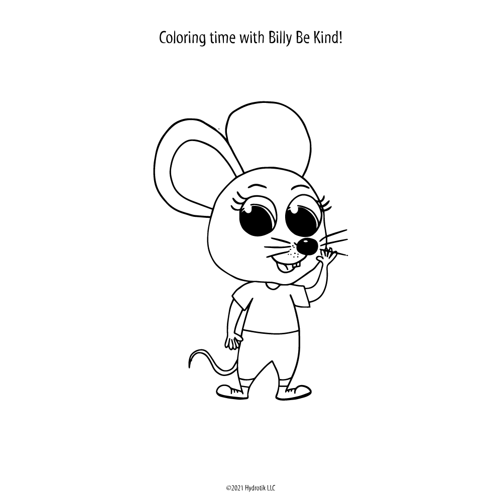 Download Billy Be Kind Coloring Page